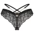 Obsessive Matildea - open lace thong (black)