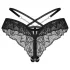 Obsessive Matildea - open lace thong (black)
