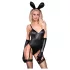 Chilirose - Bunny Costume - Black (4 Pieces) (S/M)