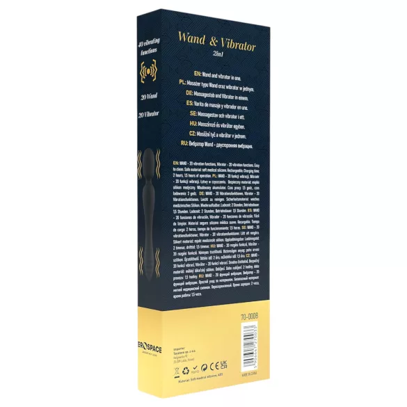 Sweet Play - Massaging & G-Spot Vibrator (Black)