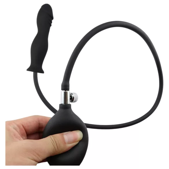 Wild Play - Inflatable Anal Plug (Black)