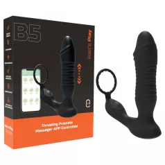 Men's Play - Smart Thrusting Anal Vibrator (Black)