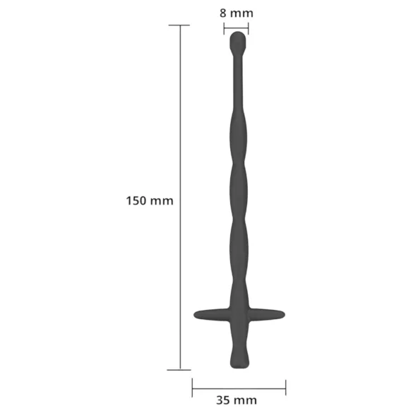Men's Play - Silicone Dilator (Black)