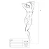Passion BS011 - Patterned Mesh Set (Black) - Sizes S-L
