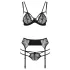 Passion Floris - Black Lingerie Set