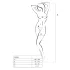 Passion BS058 - Open Fishnet Bodysuit (Red) - S-L