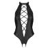 Passion Nancy - Open Cross-Strap Bodysuit (Black)