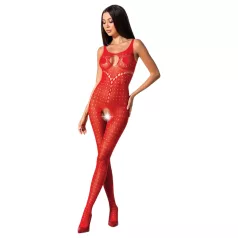 Passion BS078 - Polka Dot Cutout Jumpsuit - Red (S-L)