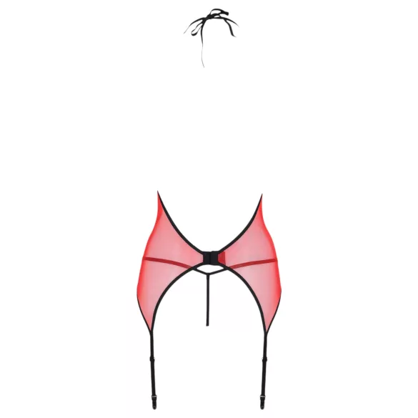 Passion Peonia - Red Top & Thong Set