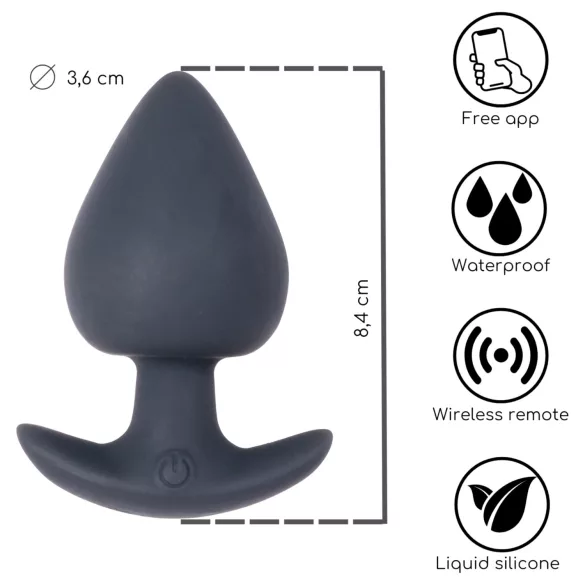 Desirel Obsidian - Smart Anal Vibrator (Black)