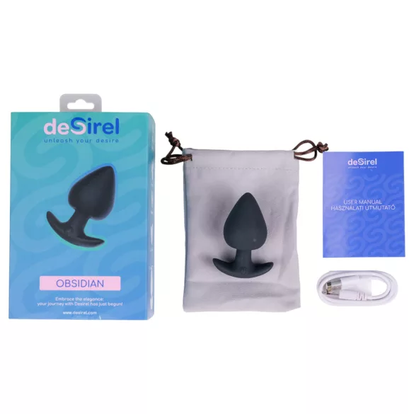 Desirel Obsidian - Smart Anal Vibrator (Black)