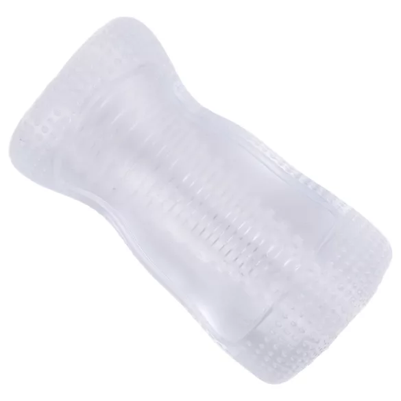 Desirel Vertigo – Ribbed Interior Masturbator (Transparent)
