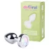 Desirel GlowPlug - Illuminating Anal Plug - Small (Silver)