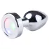 Desirel GlowPlug - Illuminating Anal Plug - Small (Silver)