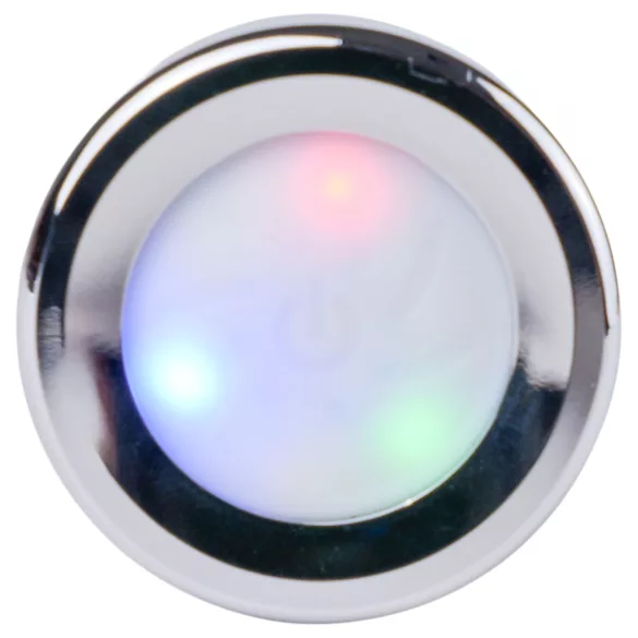 Desirel GlowPlug - Illuminating Anal Plug - Small (Silver)