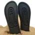 Black Flip-Flops with Fun Novelty Design - 40/41