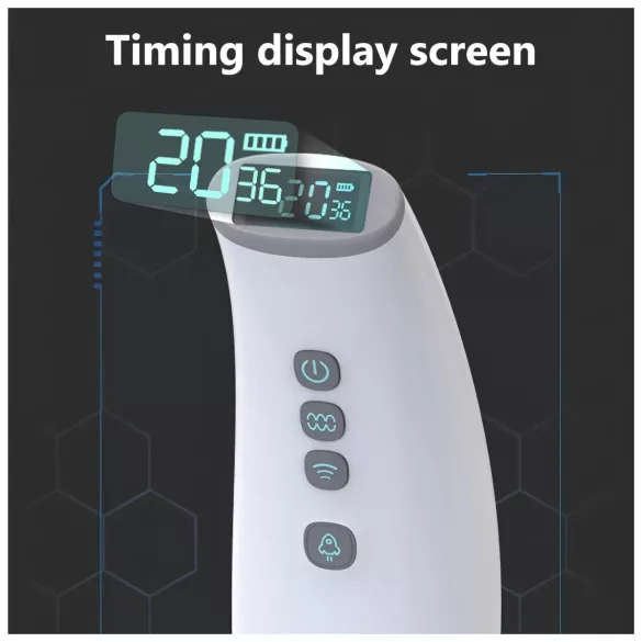 Lonely - Suction & Warming Masturbator with Sound Effects (White)