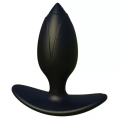   Kangvo - magnetic inflatable anal plug with roller ball (black)