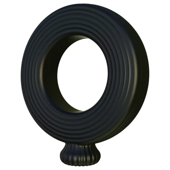 Kangvo - magnetic inflatable penis ring (black)