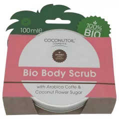   Coconutoil - Organic Body Scrub with Coffee & Coconut Flower Sugar (100ml)