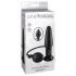 Anal Fantasy - Inflatable Vibrating Anal Plug (Black)