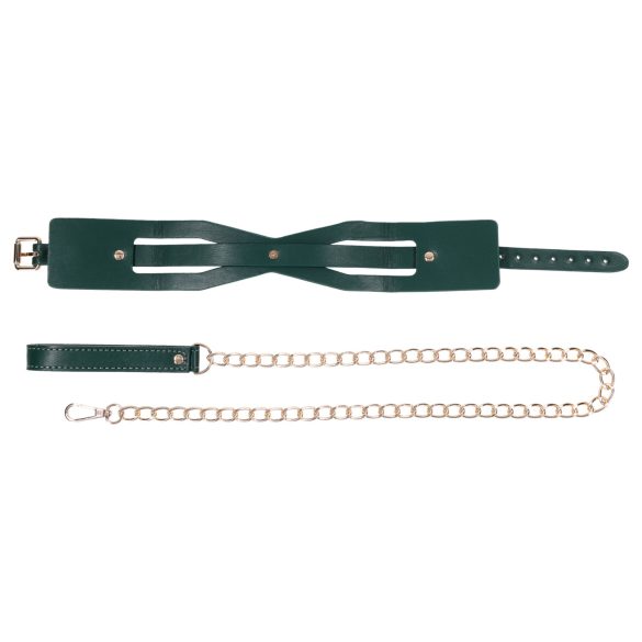 Sportsheets - Collar with Leash (Green)