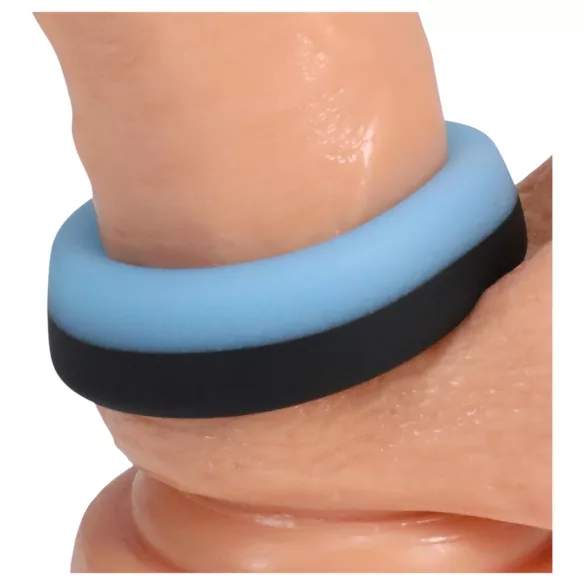 Doc Johnson The Big O - Glow-in-the-Dark Blue Ring