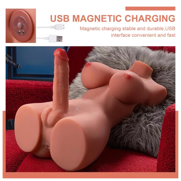 XISE Hermosa Lady Boy - Vibrating Torso with Thrusting Feature
