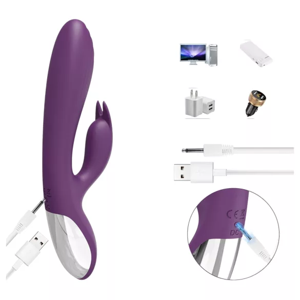AlvUp - Bunny G-Spot Vibrator (Purple)