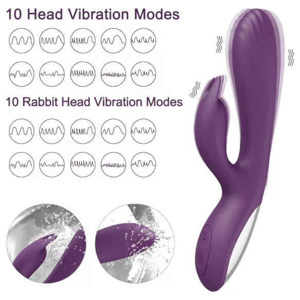AlvUp - Bunny G-Spot Vibrator (Purple)