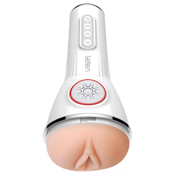 LETEN SM340 - Rechargeable Vibrating and Suction Masturbator with Sound