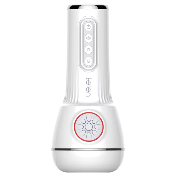 LETEN SM340 - Rechargeable Vibrating and Suction Masturbator with Sound