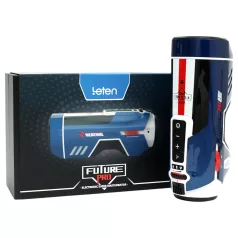   Leten SM Future Pro - Interactive Blue Masturbator with Vibration & Heat