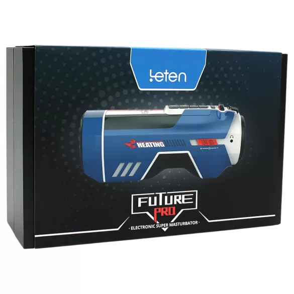 Leten SM Future Pro - mains‑powered thrusting, squeezing, warming masturbator (blue)