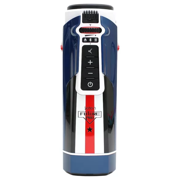 Leten SM Future Pro - mains‑powered thrusting, squeezing, warming masturbator (blue)