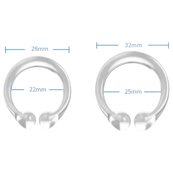 Silicone Glans Ring - Delay Ejaculation (Clear)