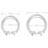 Silicone Glans Ring - Delay Ejaculation (Clear)