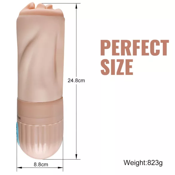 Lonely Lifelike Mouth Masturbator with Vibration and Suction Function