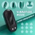 Sex HD - rechargeable, remote-controlled, 4-piece vibrator set (green)