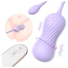  Twist 'n' Thrill Egg - Vibrating Pleasure Toy (Purple)