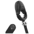 Sex HD - adjustable vibrating penis ring with remote control (black)