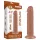 Lovetoy Sliding-Skin - Suction Cup Dual-Layer Dildo - 20cm (Natural)