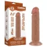 Lovetoy Sliding-Skin - Suction Cup Dual-Layer Dildo - 20cm (Natural)