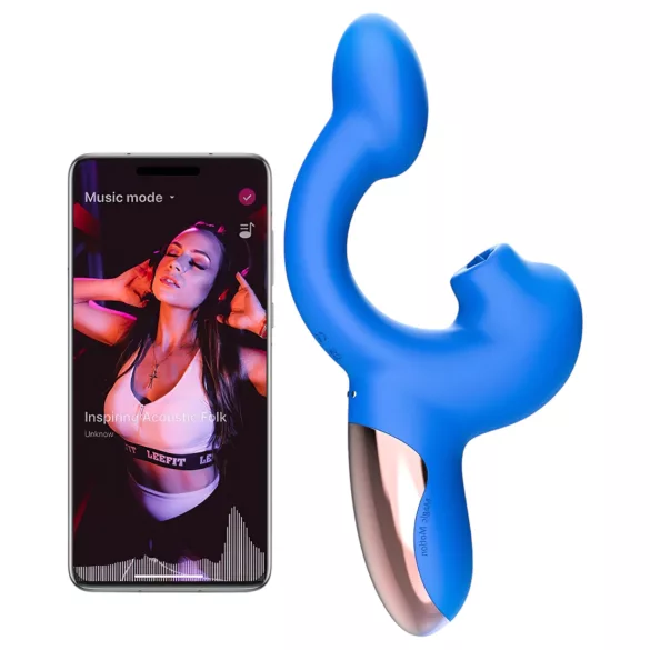 Magic Motion Magic Ponder - 2in1 Clitoral Vibe with Arm (Blue)