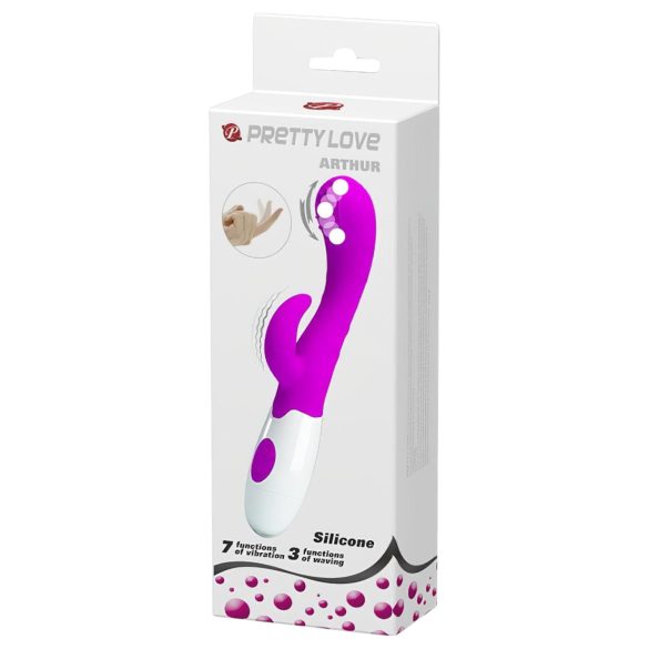 Pretty Love Arthur - G-spot Vibrator with Rotating Head (Purple)
