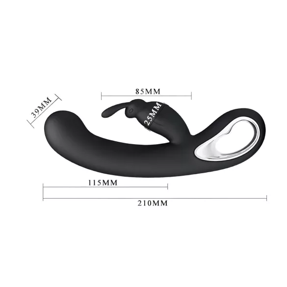 Pretty Love Webb - Waterproof, Clitoral Arm Vibrator (Black)