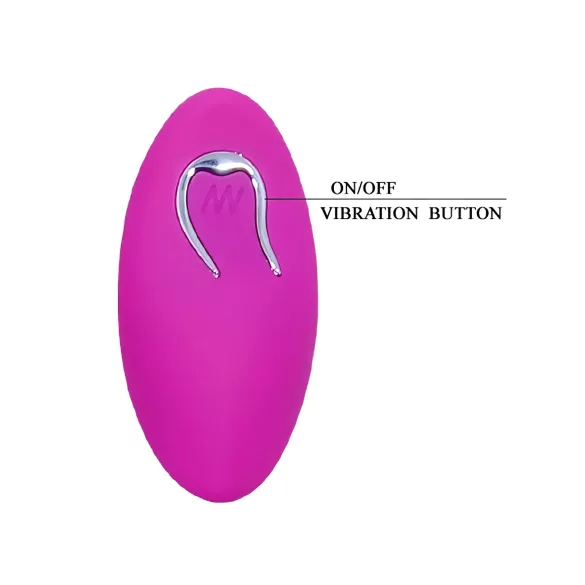 Pretty Love Berger - wearable rechargeable wireless vibrating egg (pink)