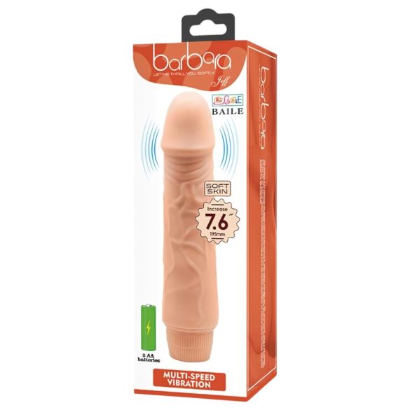Baile Barbara - Realistic Vibrator - 19.5cm (Natural)