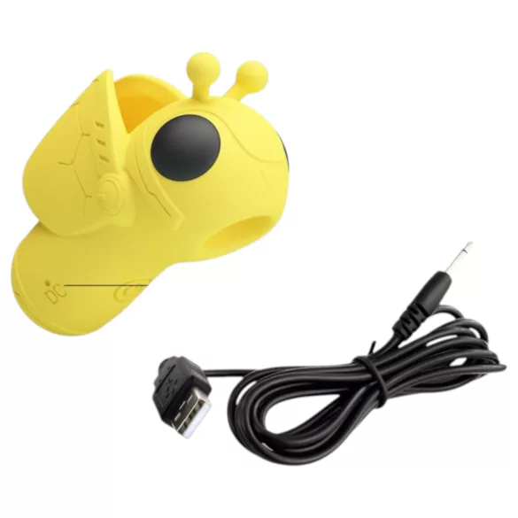Pretty Love Magic Bee - Yellow Clitoral Finger Vibrator