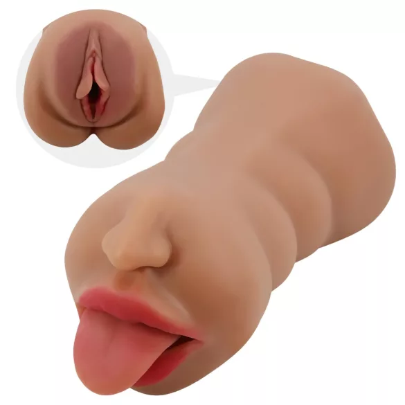 Crazy Bull - Mouth & Pussy Stroker (Natural)